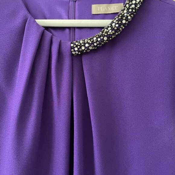 Planet VTG Sheath dress -rich mauve -size 10 - Picture 6 of 10